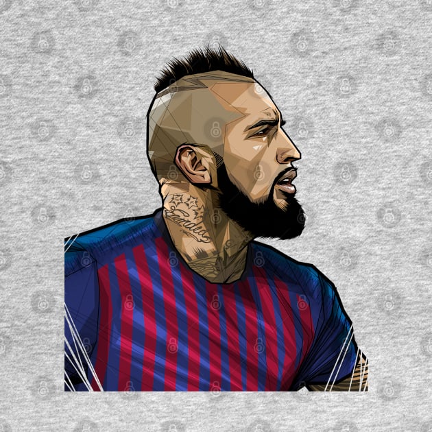 Vidal Chilean midfielder by akyanyme